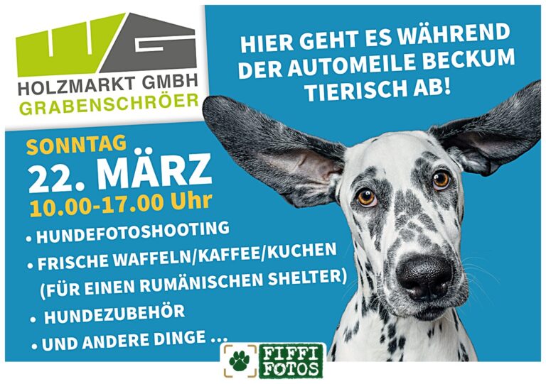 Automeile Beckum 2026 - Hundefotoshooting